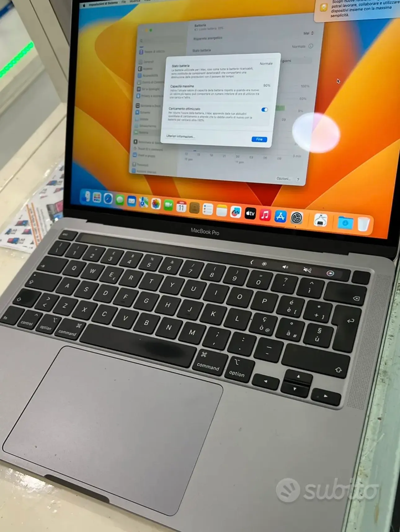 Apple MacBook Pro Retina 13,3" i5 2018 Pari al Nuovo - immagine 2